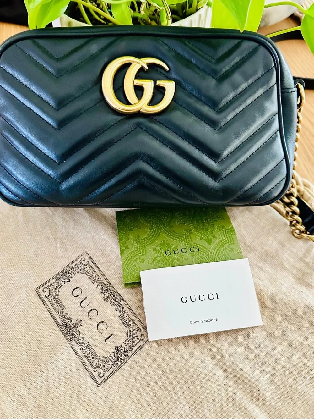 Gucci compact black